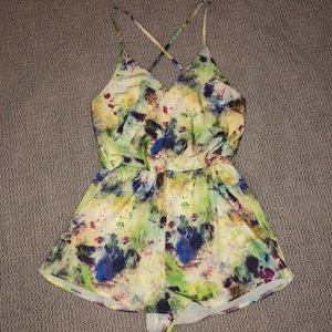Colorful Oh My Love romper